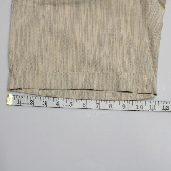 Italo Ferretti NWT Chino / Bermuda Shorts Size XL Beige Melange Cotton & Linen